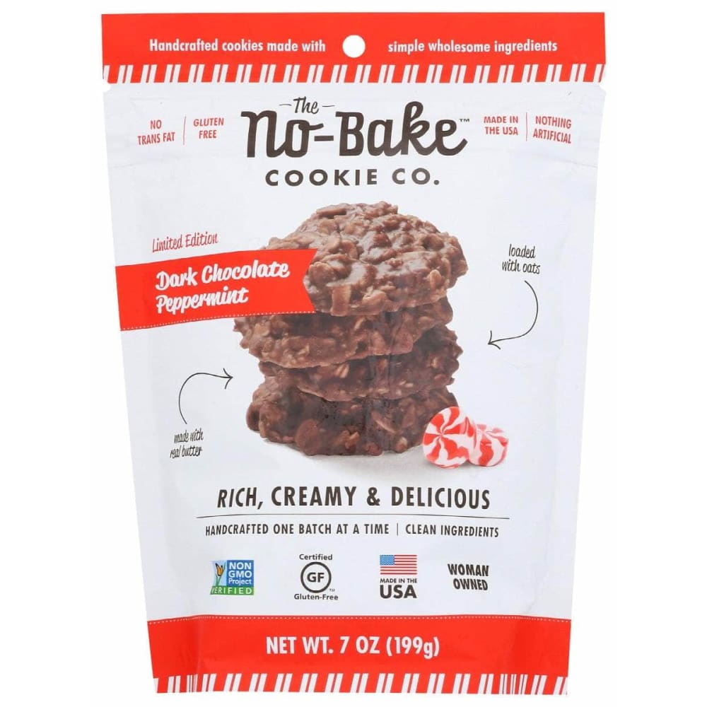 NO BAKE Grocery > Snacks > Cookies > Cookies NO BAKE: Cookie Drk Choc Prmnt Gf, 7 oz