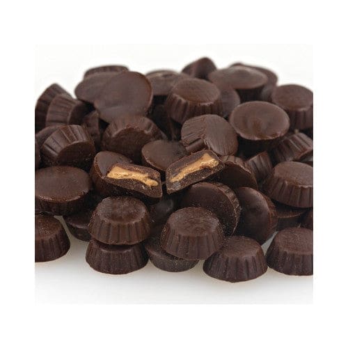 No Brand Mini Dark Chocolate Flavored Peanut Butter Cups 10lb - Candy/Chocolate Coated - No Brand