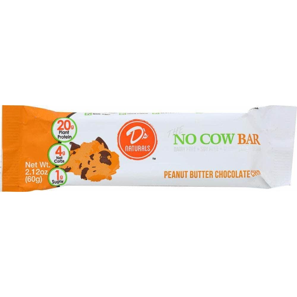 No Cow Bar No Cow Bar Peanut Butter Chocolate Chip Bar, 60 gm