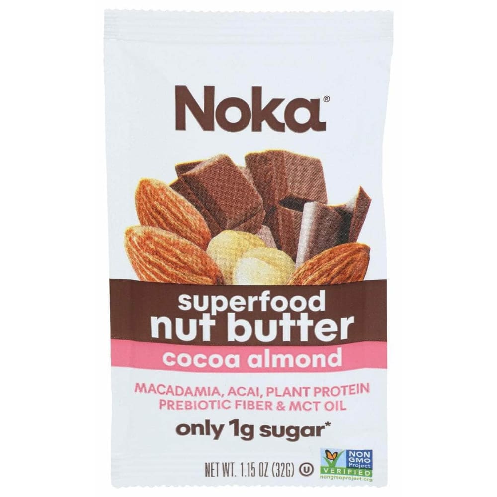 NOKA Grocery > Dairy, Dairy Substitutes and Eggs > Butters > Almond Butter NOKA: Chocolate Almond Nut Butter, 1.15 oz