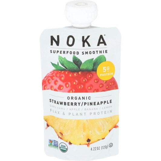 NOKA Noka Strawberry Pineapple Smoothie, 4.22 Oz