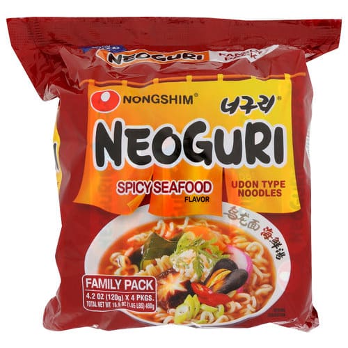 NONG SHIM: Neoguri Spicy Noodles 4Pk 16.9 oz (Pack of 4) - Grocery > Pantry > Food - NONG SHIM