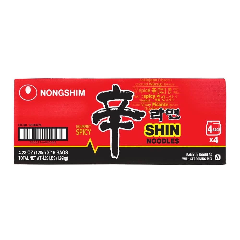 Nong Shim Ramyun Noodle Soup 16 pk./4.2 oz. - Home/Grocery Household & Pet/Canned & Packaged Food/Canned & Jarred Food/Chilis Soups & Stews/