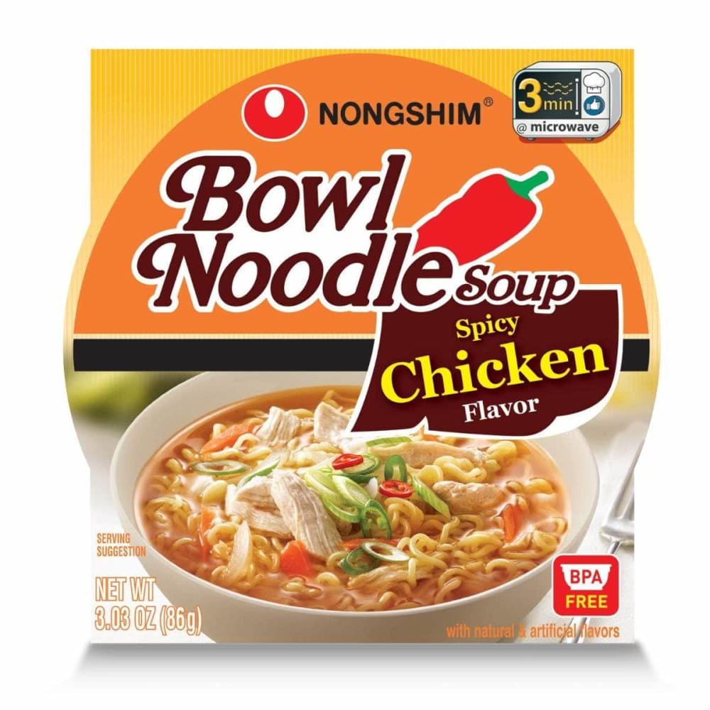 NONG SHIM Nong Shim Spicy Chicken Bowl, 3.03 Oz