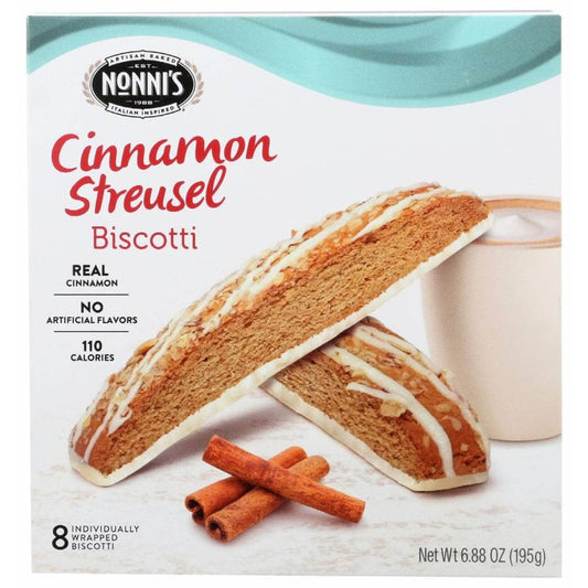 NONNIS NONNIS Biscotti Cinnamon Strusel, 6.88 oz
