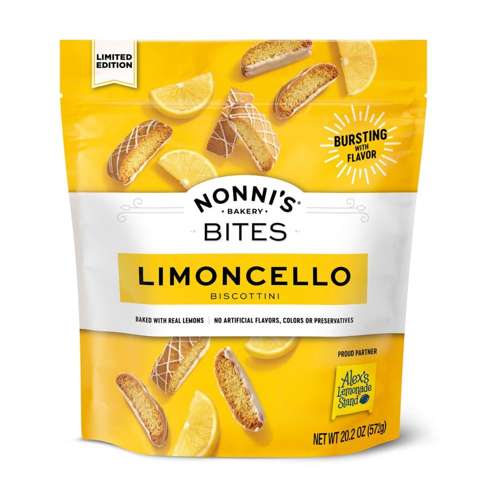 Nonni’s Limoncello Biscottini Cookie Bites (20.2 oz.) - New Items - Nonni’s