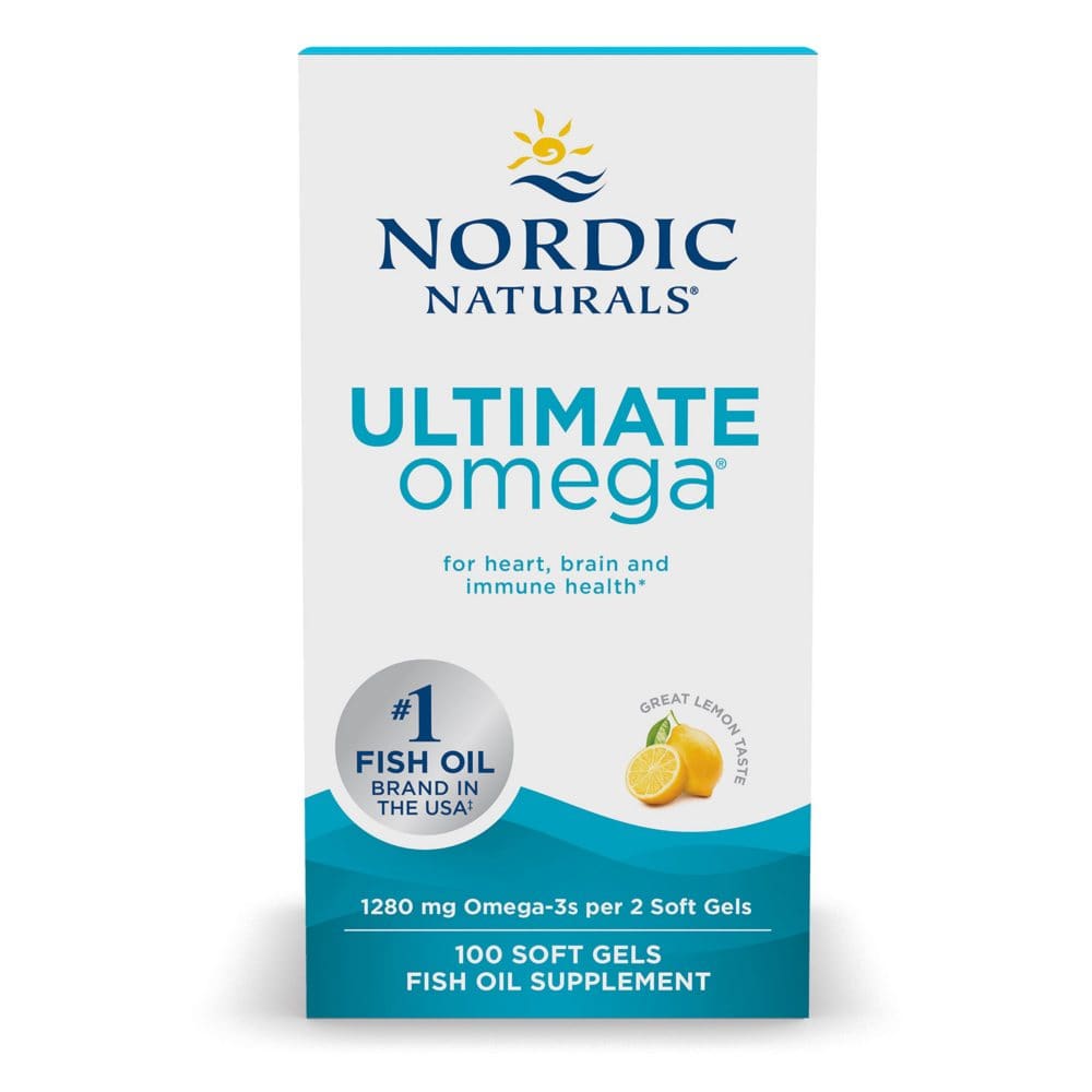 Nordic Naturals Ultimate Omega Softgels 1280 mg Fish Oil (100 ct.) - Instant Savings - ShelHealth
