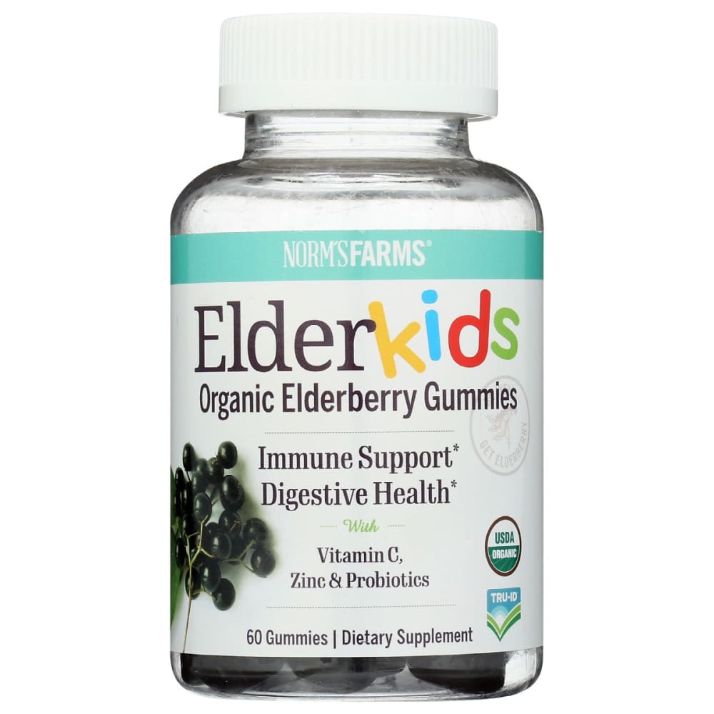 NORMS FARMS: Gummy Elderberry Organic 60 pc - NORMS FARMS