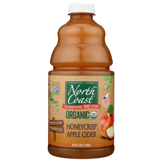 NORTH COAST: Organic Honeycrisp Apple Cider 64 fo (Pack of 2) - Beverages > Juices - NORTH COAST
