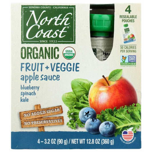 NORTH COAST NORTH COAST Pouch Appl Kale Spnach, 4 ea