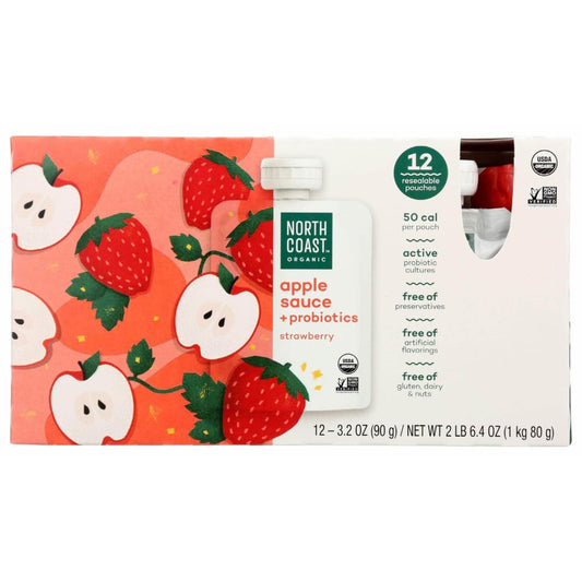 NORTH COAST NORTH COAST Sauce Prbtc Appl Strwbry, 38.4 oz