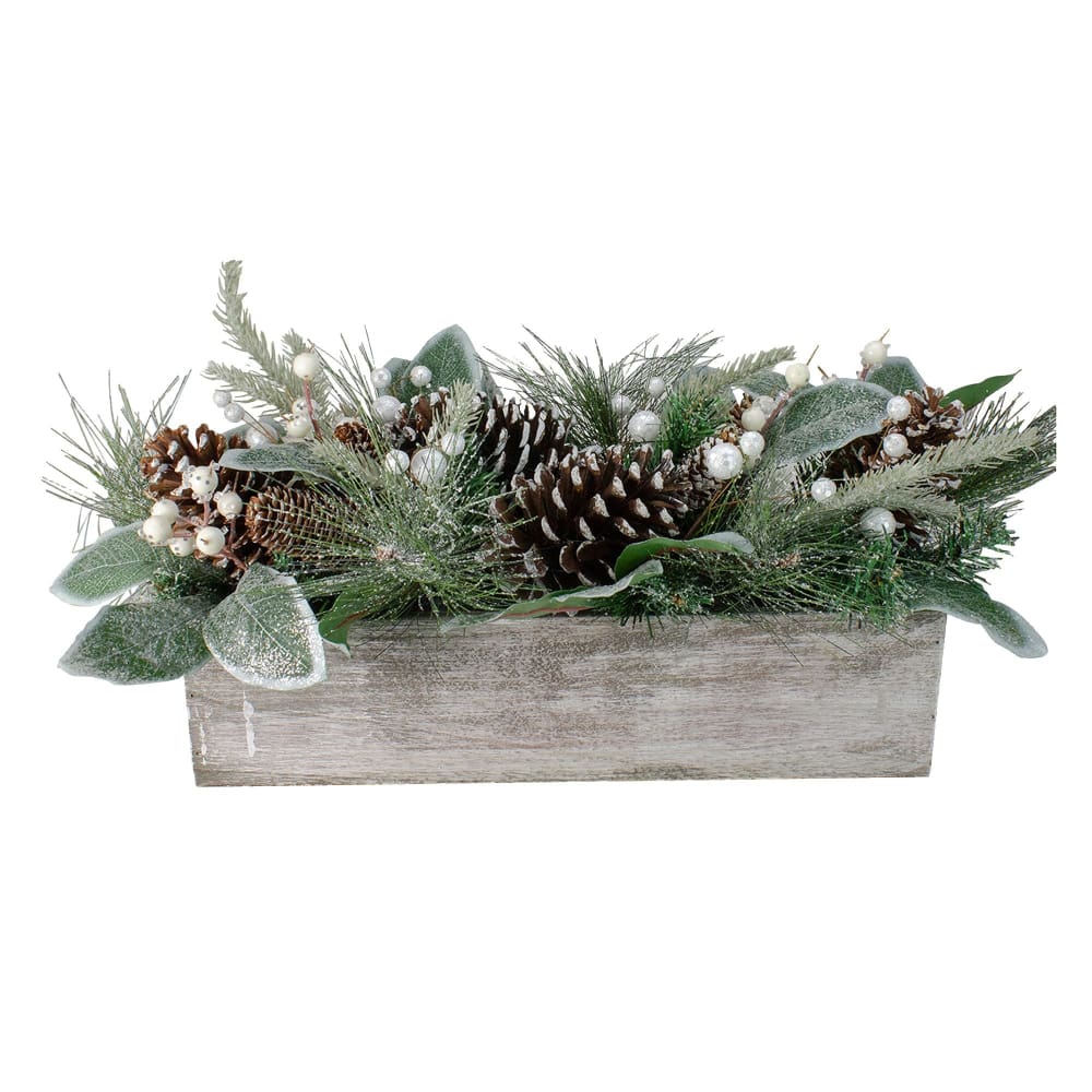 Northlight 20 Artificial Christmas Floral Arrangement - Home/Seasonal/Holiday Home/Holiday Home Decor/Indoor Holiday Decor/ - Northlight