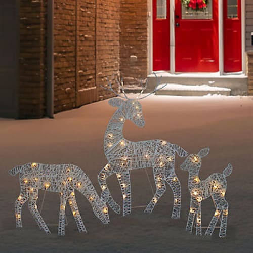 Northlight 3-Pc. 29 Lighted Reindeer Family - Home/Seasonal/Holiday/Holiday Decor/Christmas Decor/ - Northlight