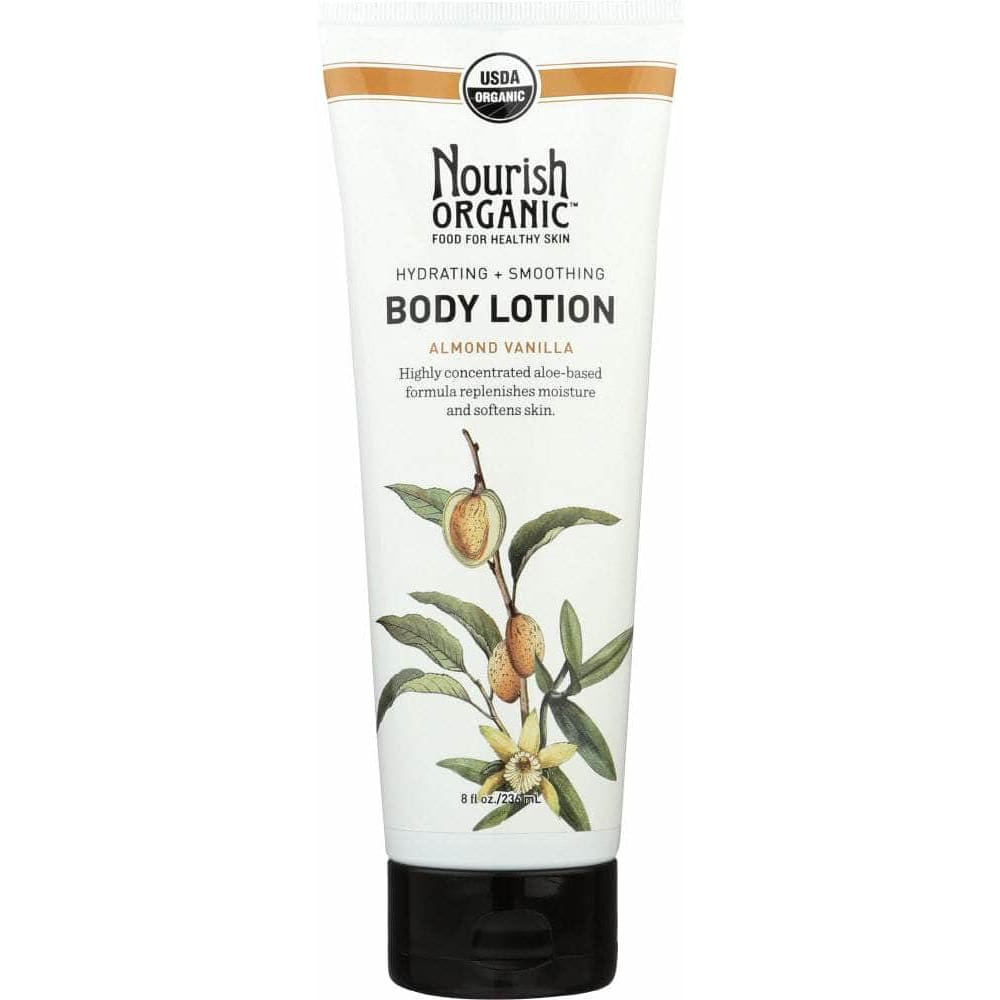 NOURISH ORGANIC Nourish Organic Body Lotion Almond Vanilla, 8 Oz
