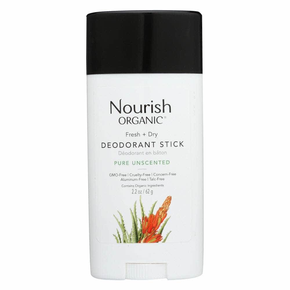 Nourish Nourish Organic Pure Unscented Deodorant Stick, 2.20 Oz