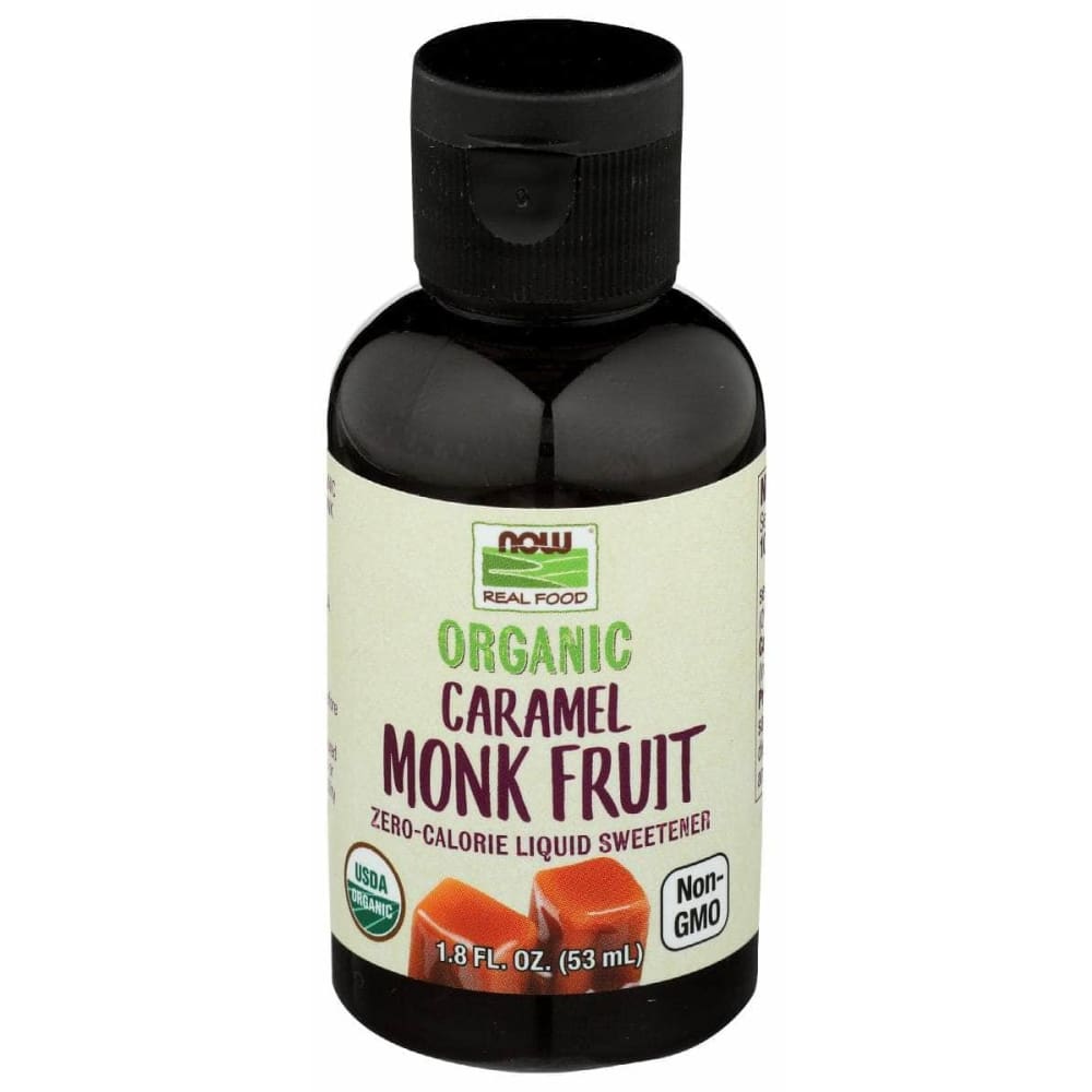 NOW Now Organic Caramel Monk Fruit, 1.8 Oz