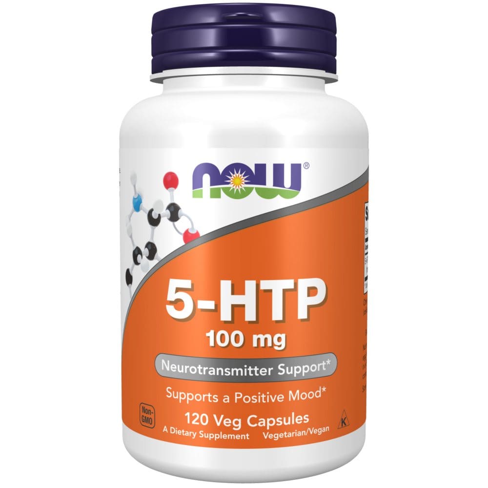 NOW Supplements 5-HTP 100 mg. Neurotransmitter Support* Supplement (120 ct.) - Supplements - NOW