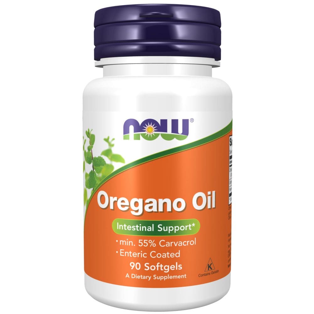 NOW Supplements Oregano Oil with Ginger and Fennel Oil Intestinal Support (90 ct.) - Supplements - NOW