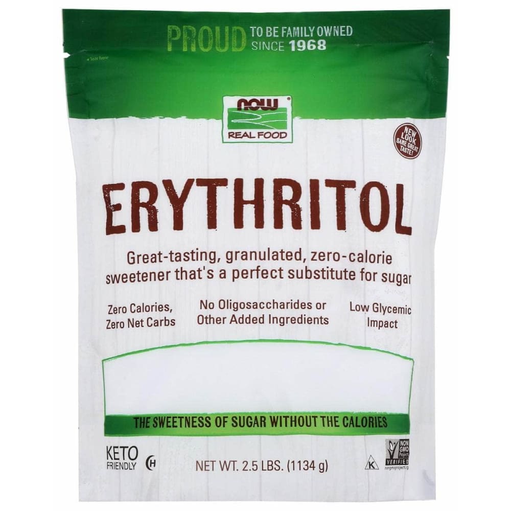 NOW Grocery > Cooking & Baking > Sugars & Sweeteners NOW: Sweetener Erythritol Pwdr, 40 oz