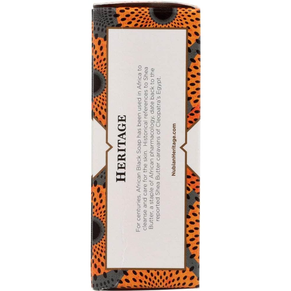NUBIAN HERITAGE Nubian Heritage Bar Soap African Black With Oats Aloe And Vitamin E, 5 Oz