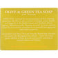 NUBIAN HERITAGE Nubian Heritage Bar Soap Olive & Green Tea With Avocado, 5 Oz