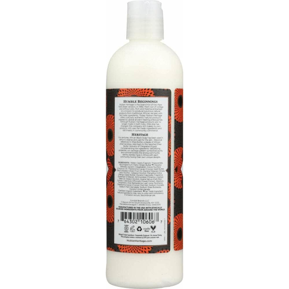 NUBIAN HERITAGE Nubian Heritage Body Lotion African Black Soap, 13 Oz