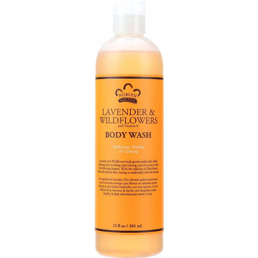 NUBIAN HERITAGE Nubian Heritage Body Wash Lavender & Wildflowers With Vitamin E, 13 Oz