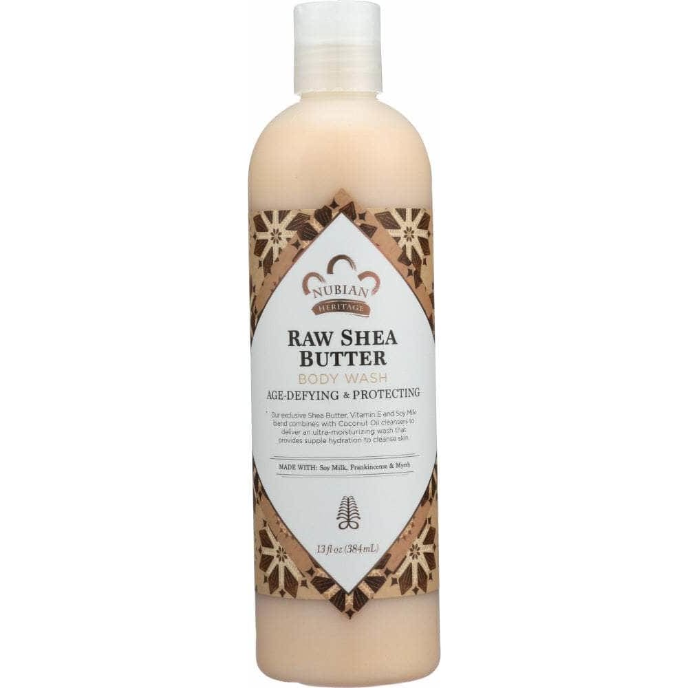 NUBIAN HERITAGE Nubian Heritage Body Wash Raw Shea Butter, 13 Oz