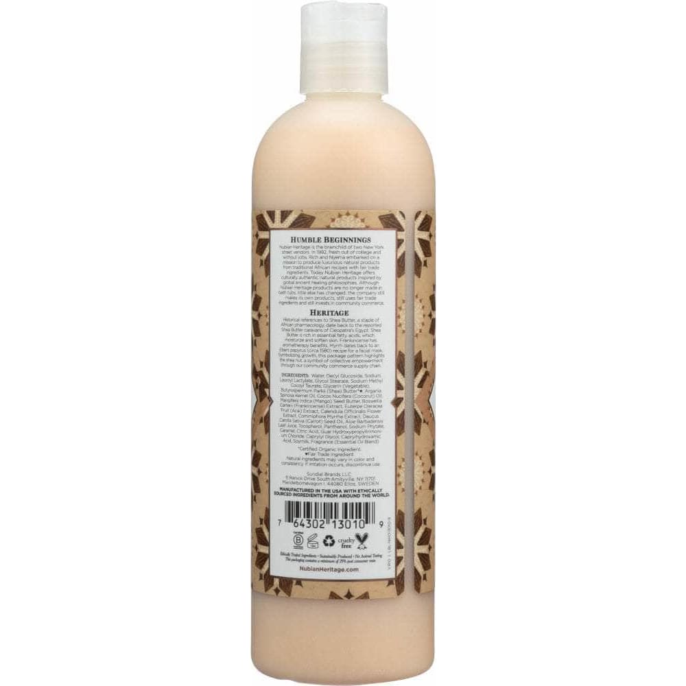 NUBIAN HERITAGE Nubian Heritage Body Wash Raw Shea Butter, 13 Oz