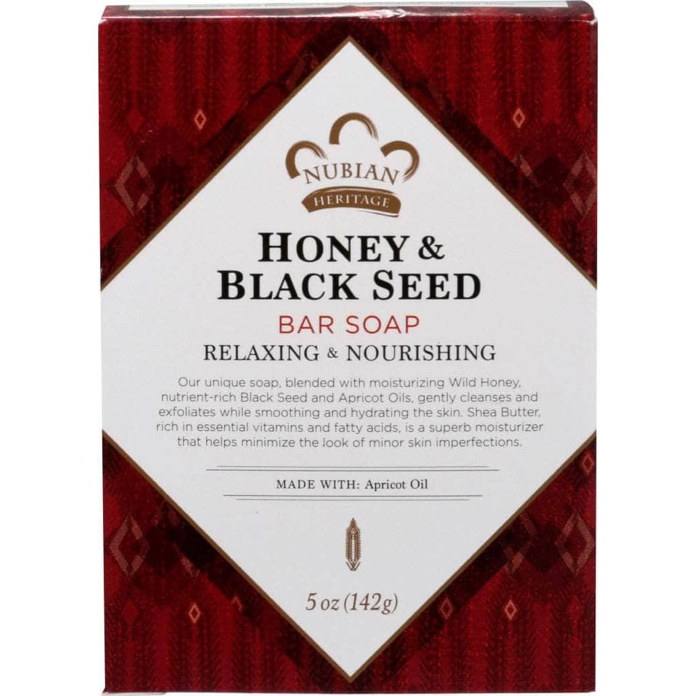 NUBIAN HERITAGE Nubian Heritage Honey & Black Seed Soap, 5 Oz