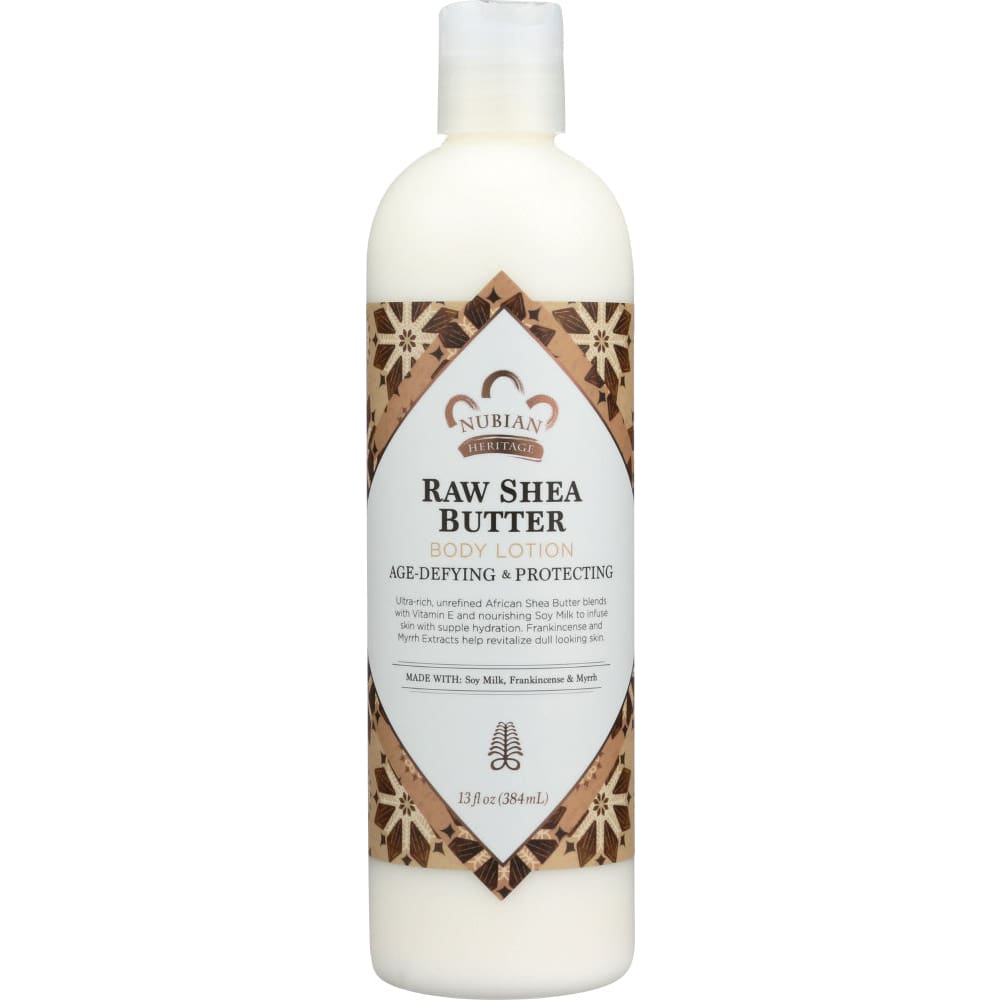 NUBIAN HERITAGE: Raw Shea Butter Body Lotion 13 FO (Pack of 2) - Beauty & Body Care > Skin Care - NUBIAN HERITAGE