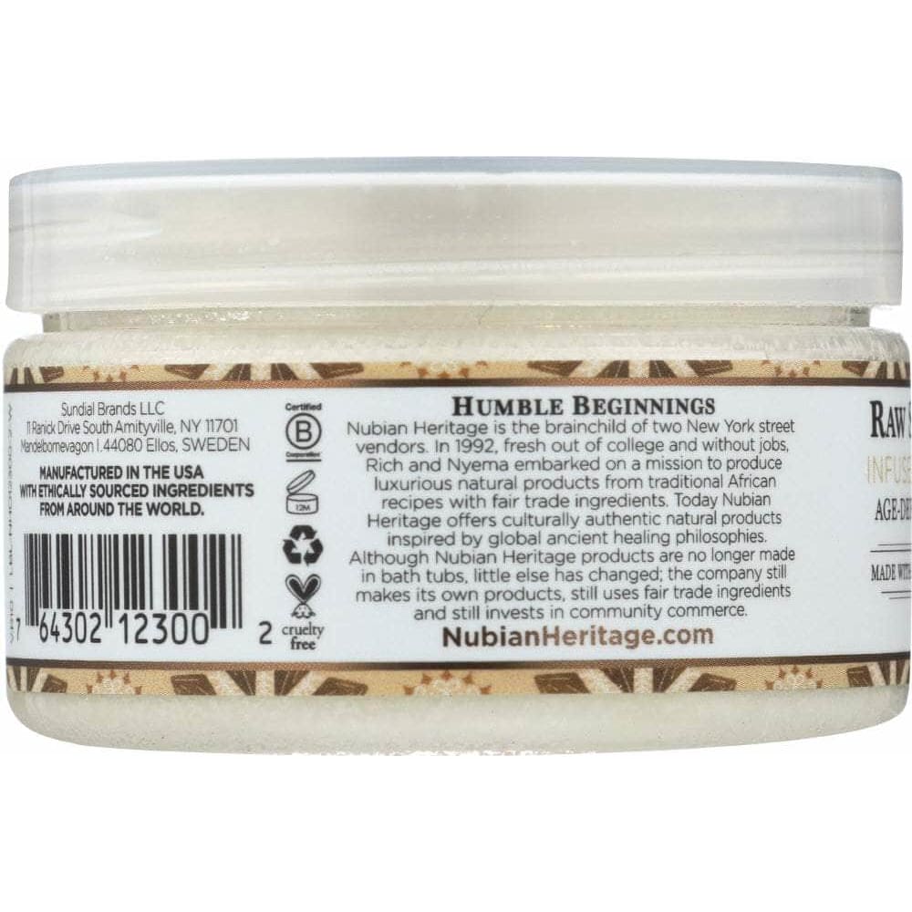 NUBIAN HERITAGE Nubian Heritage Raw Shea Butter Infused With Frankincense & Myrrh, 4 Oz