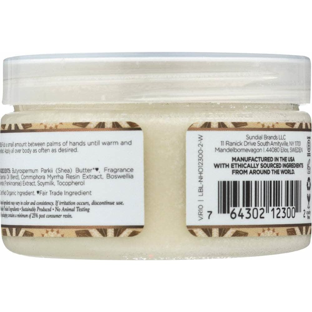 NUBIAN HERITAGE Nubian Heritage Raw Shea Butter Infused With Frankincense & Myrrh, 4 Oz