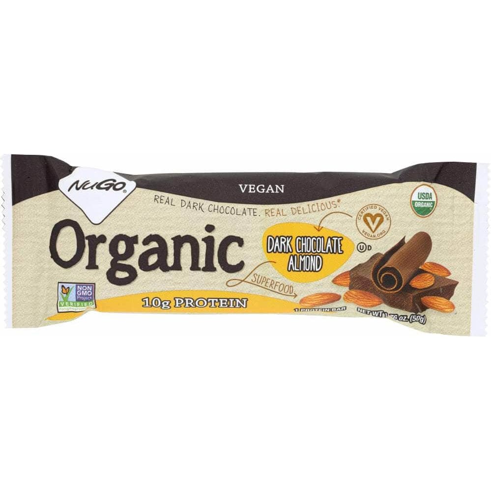 NUGO NUGO Organic Dark Chocolate Almond Bar, 1.76 oz