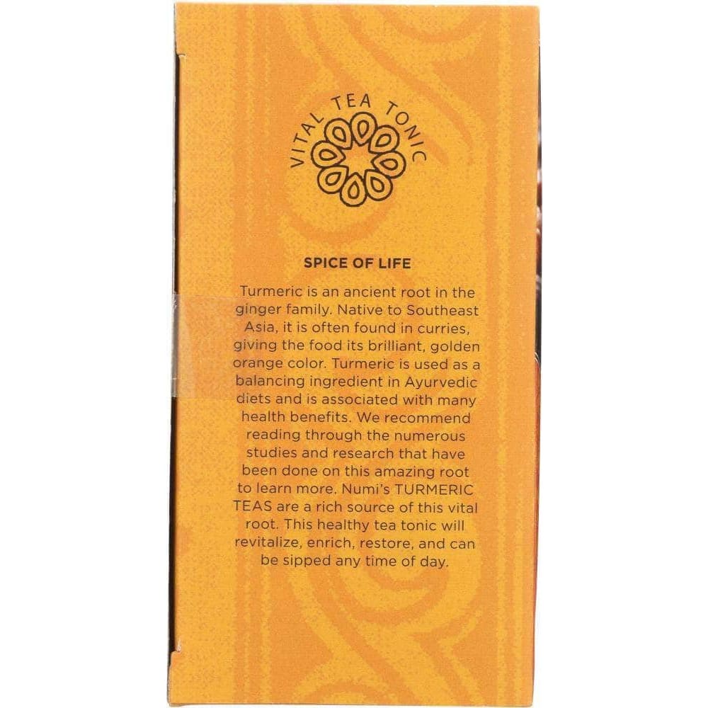 Numi Numi Tea Tea Turmeric Amber Sun, 12 bg