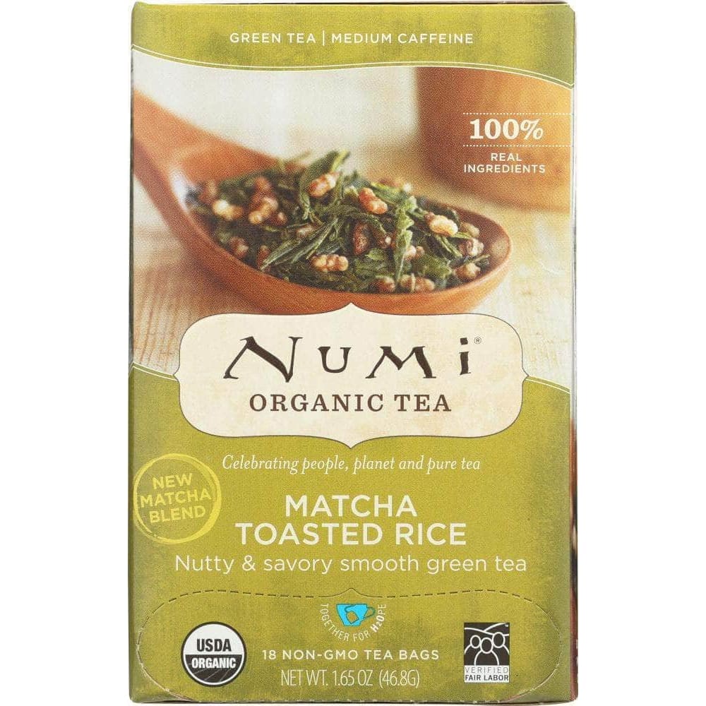 Numi Numi Teas Matcha Toasted Rice Green Tea, 18 bg