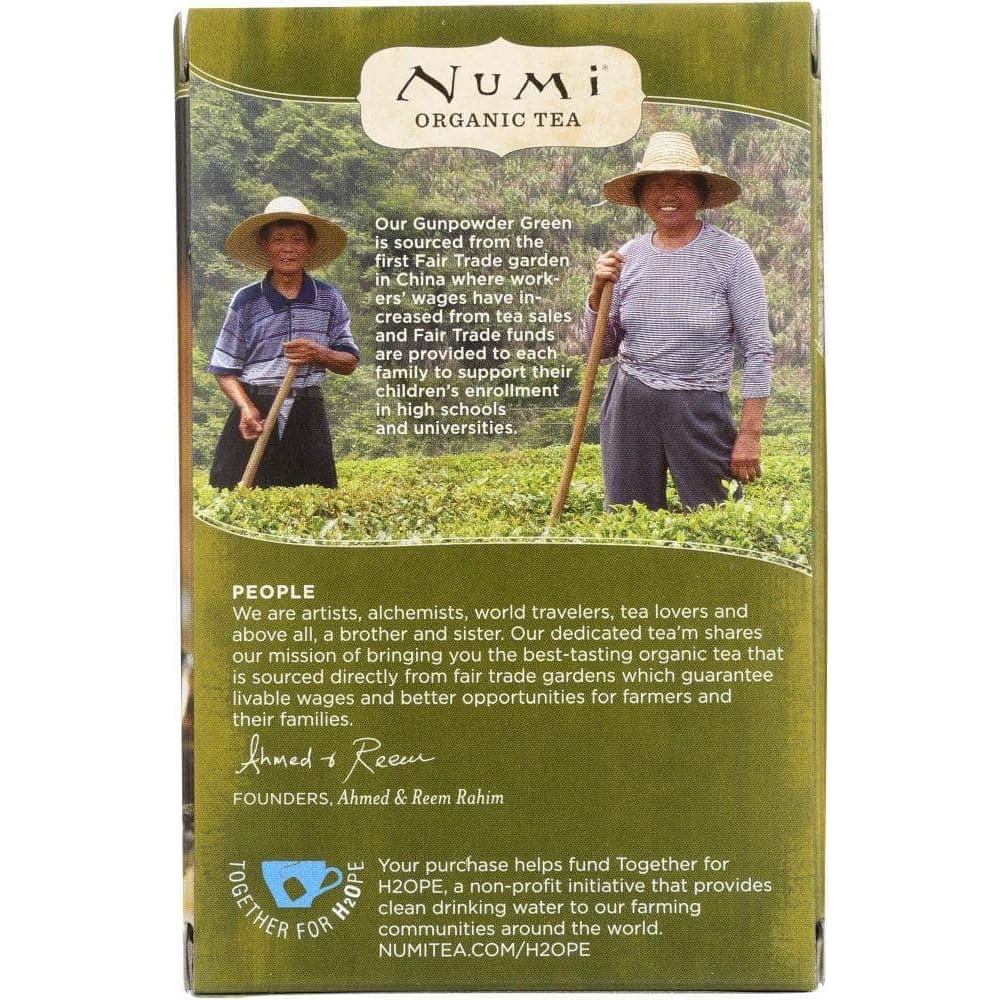Numi Numi Teas Organic Gunpowder Green Tea, 18 bg