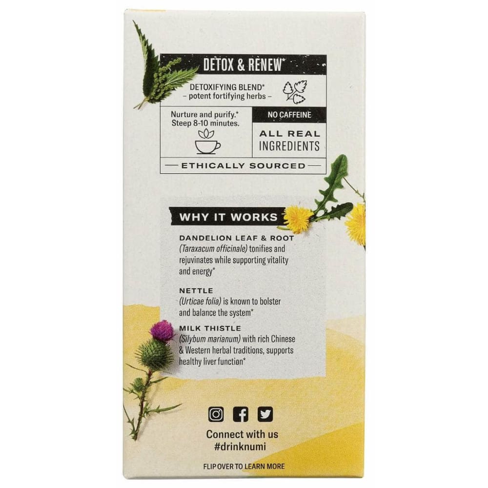 NUMI TEAS Numi Teas Tea Dandelion Detox, 16 Bg