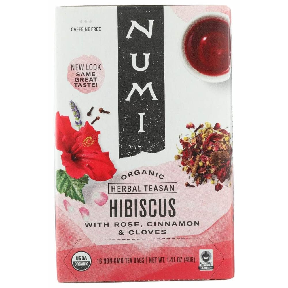 NUMI TEAS NUMI TEAS Tea Hibiscus, 16 bg