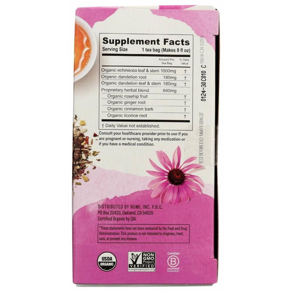 NUMI TEAS Numi Teas Tea Immune Boost, 16 Bg