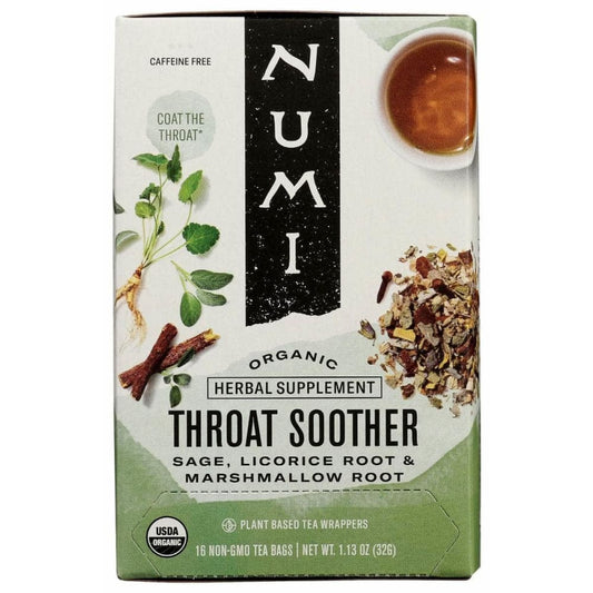 NUMI TEAS Numi Teas Tea Throat Soother, 16 Bg