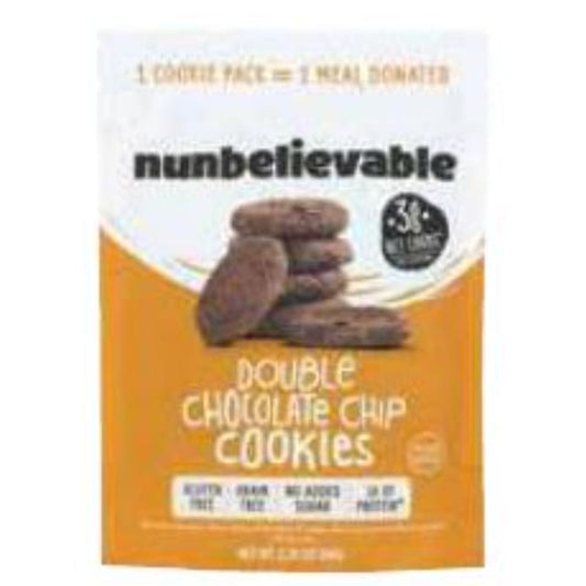 NUNBELIEVABLE: Cookies Double Chocolate 2.26 oz (Pack of 5) - Cookies - NUNBELIEVABLE