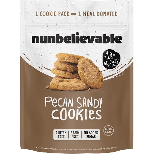 NUNBELIEVABLE: Cookies Pecan Sandy 2.26 oz (Pack of 5) - Cookies - NUNBELIEVABLE