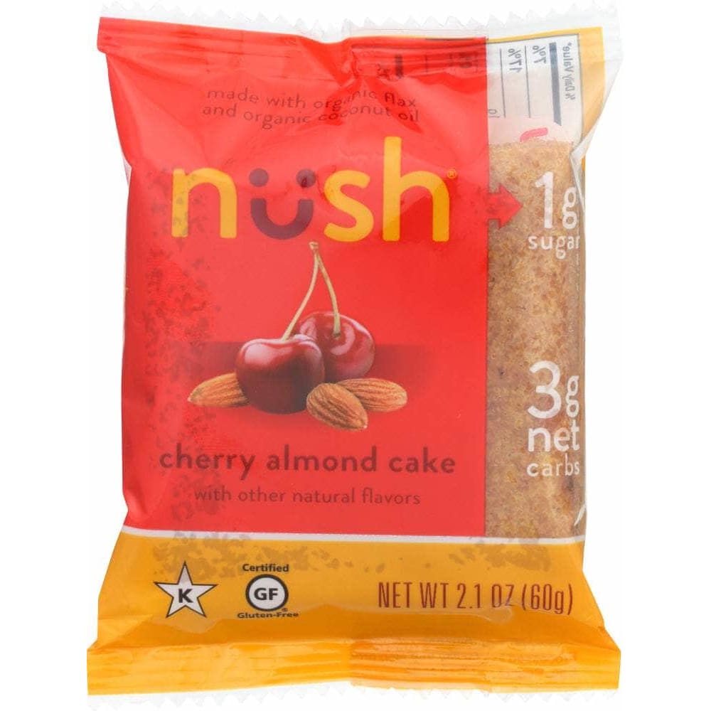 Nush Nush Cake Slice Cherry Almond, 2.1 oz