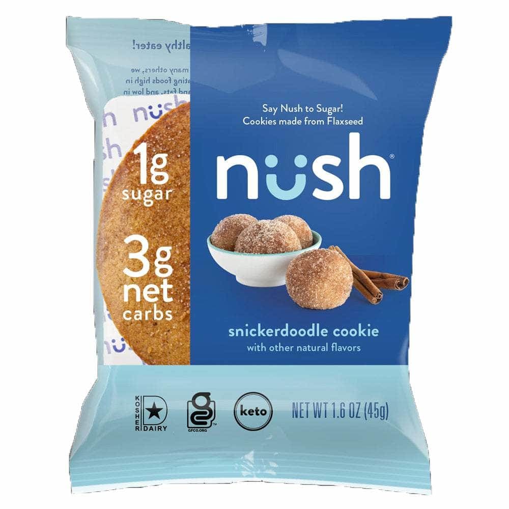 NUSH Grocery > Snacks > Cookies NUSH: Snickerdoodle Cookie, 1.6 oz
