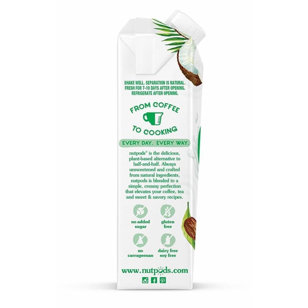 Nutpods Nut Pods Dairy Free Creamer Original Unsweetened, 11.2 fo