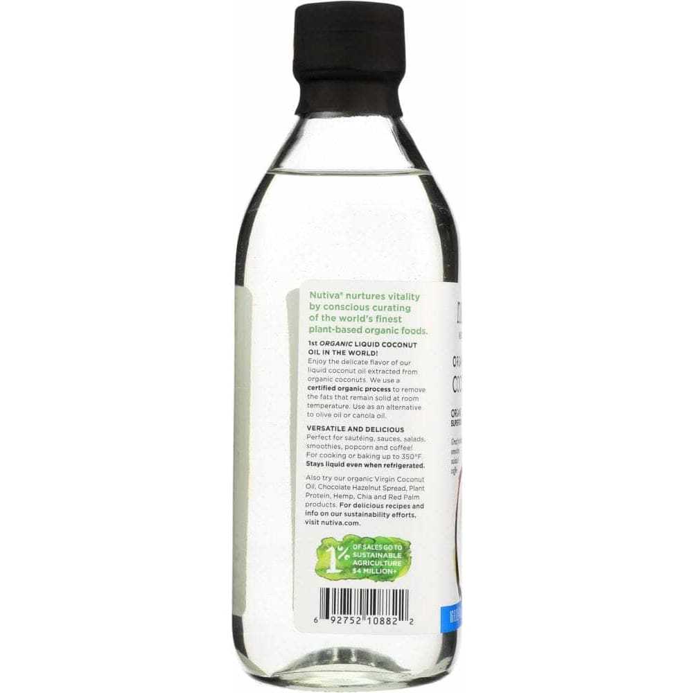 Nutiva Nutiva Liquid Coconut Oil Classic Glass, 16 oz