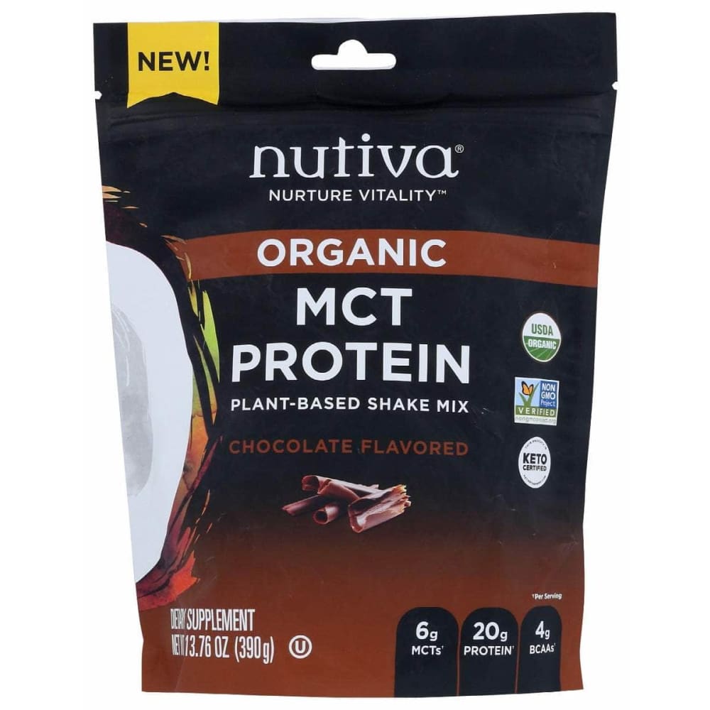 NUTIVA NUTIVA Mct Plant Prtn Pwdr Choc, 13.76 oz