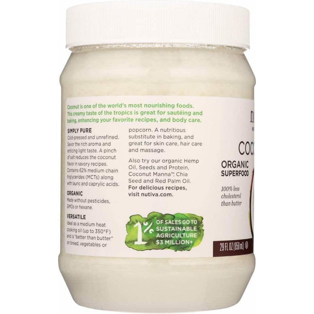 NUTIVA Nutiva Organic Virgin Coconut Oil, 29 Oz