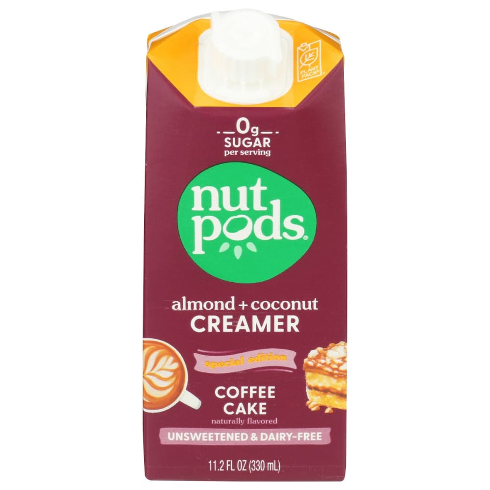 NUTPODS: Creamer Unsweetened Coffee Cake 11.2 fo (Pack of 5) - Dairy Dairy Substitutes and Eggs > Milk & Milk Substitutes - NUTPODS